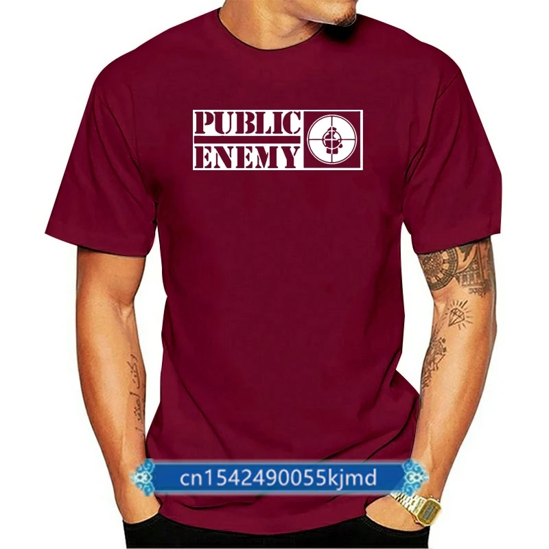 

Public Enemy Hip Hop Rap Grupo Camiseta Fitness Tee Shirt
