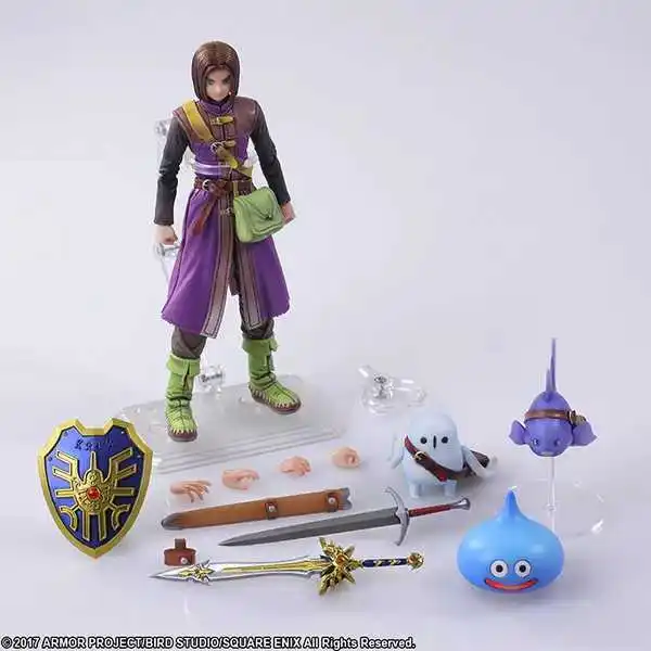 Квадратная кукла Enix Bring Arts Dragon Quest экшн фигурка дракона воина Монстры из ПВХ