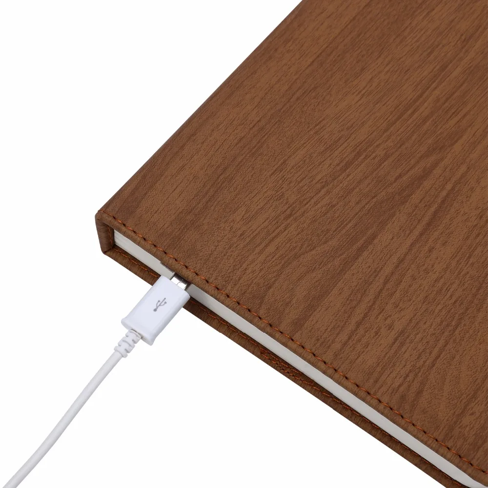 Художественная Светодиодная лампа для чтения свет USB Перезаряжаемый складной деревянный ночник День Святого Валентина подарок на Рождество для друзей семьи