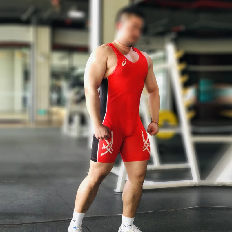 Мужская цельная майка для борьбы Badiace сексуальная одежда занятий тяжелой