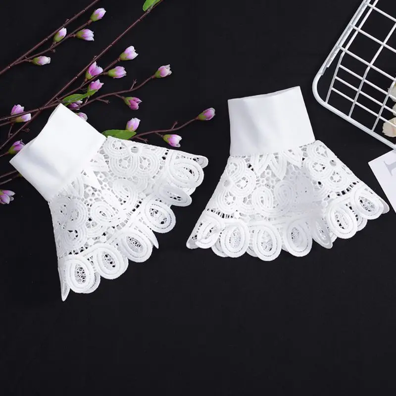 Винтажные Ложные манжеты со съемными расклешенными рукавами в Корейском стиле