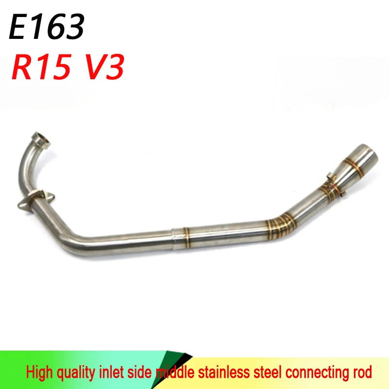 

Motorcycle modified exhaust pipe is suitable for R15 V3 front section stainless steel front section elbow