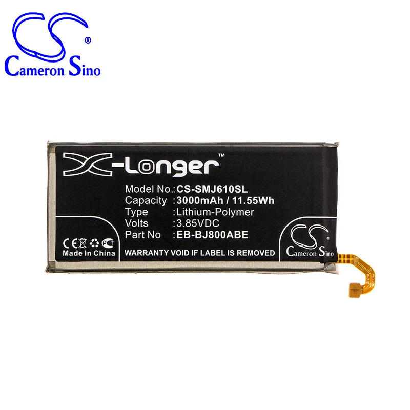 CameronSino для SAMSUNG Galaxy A6 2018, J6, J8, On6, On8, SM-A600F/DS, SM-A600FN/DS, с аккумулятором для зарядки на расстоянии от 1 до 8 градусов, для SAMSUNG Galaxy A6, 2018, J6, J8, On6, On8, On8, On8, S, DS, DS, 4, DS, 4, S, S, 4, 4, 4, 4, 4, 4, DS