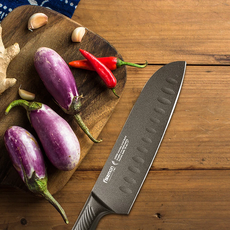 Ножи Santoku SHINAI серии 7 дюймов высокоуглеродистая Нержавеющая сталь 3cr14 с