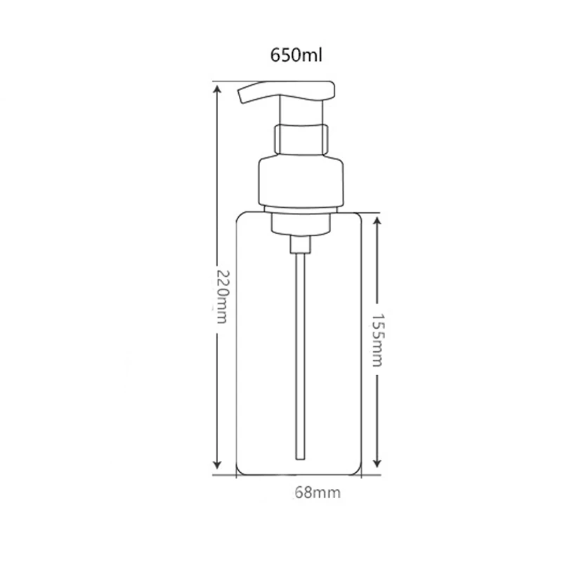 1 шт. 250 мл дозатор жидкого мыла для ванной кухонный комплект бутылка шампуня душа