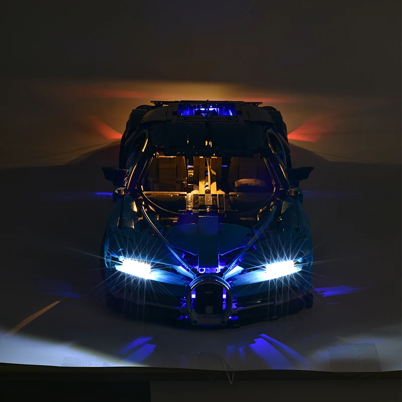 Светодиодный светильник ing комплект совместимый для Technic 42083 20086 Bugattiis Хирон