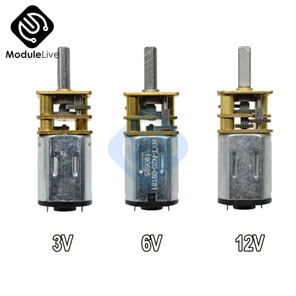 GA12 N20 DC снижение Шестерни двигатель 3V 6V 100 об/мин 12В высокого качества Alto Крутящий