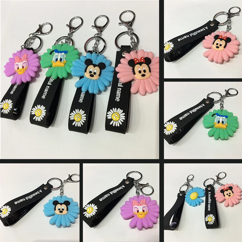 Брелок Микки Disney Минни Дональд утка Маргаритка милый мультяшный брелок для
