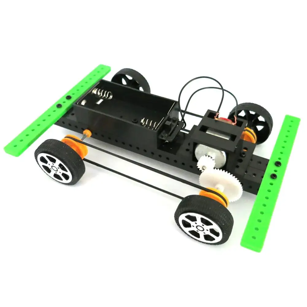 

DIY Assembled Electric 4WD Car Vehicle Model Science Teaching Education Aid Tools Kid Toy