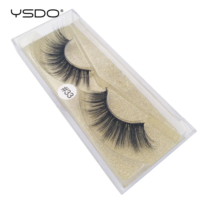 1 пара норковых ресниц YSDO эффектные накладные ресницы объемные 3d норковые для