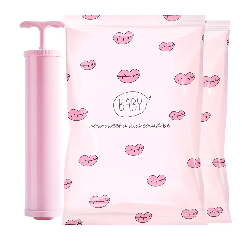 Высокое качество вакуумные компрессионные сумки и ручной насос набор Одеяло