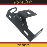 for kawasaki z1000 2014 2017 z1000r 2018 2019 license plate frame cnc aluminum fender bracket tail tidy support stand steady