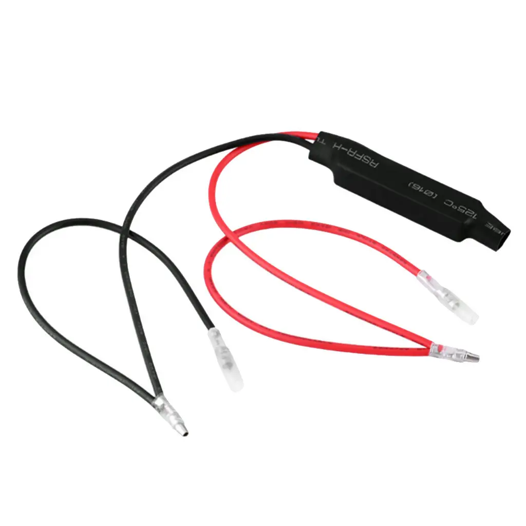 

Universal Motorbike Electronic LED Turn Signal Bulb Flasher Relay 10W 10ohm