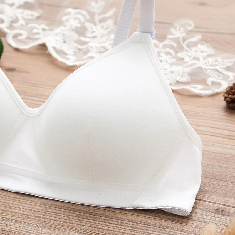 Тонкий бюстгальтер из чистого хлопка без стальных колец | Женская одежда