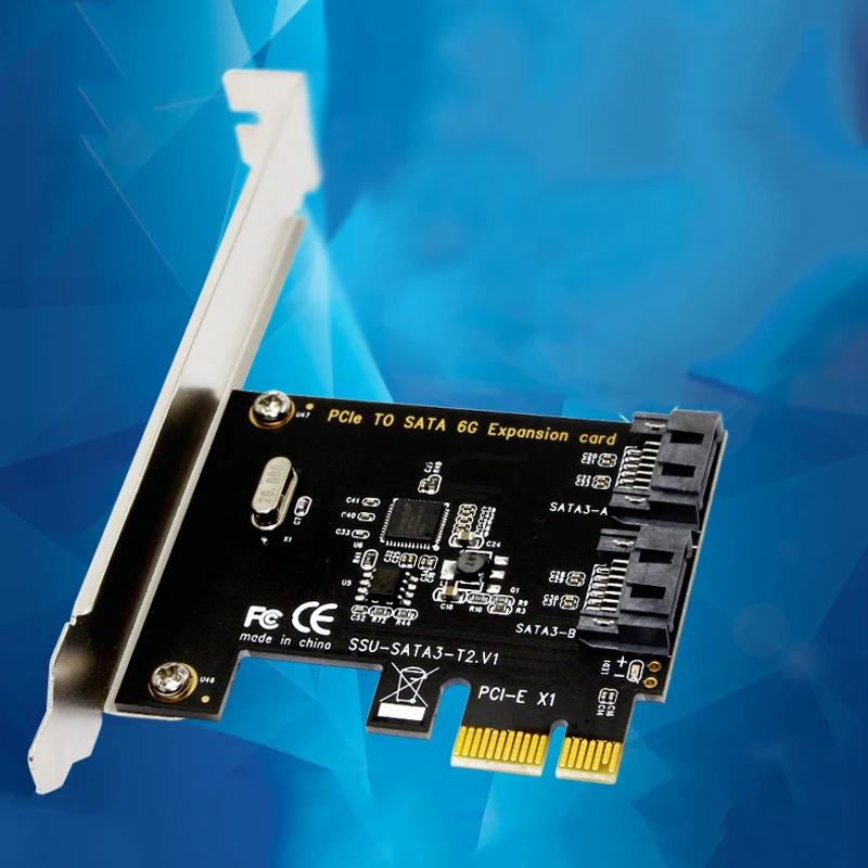 2-портовый PCI-E PCI Express на SATA 8/10 III плата-адаптер для контроллера расширения Mac os Linux