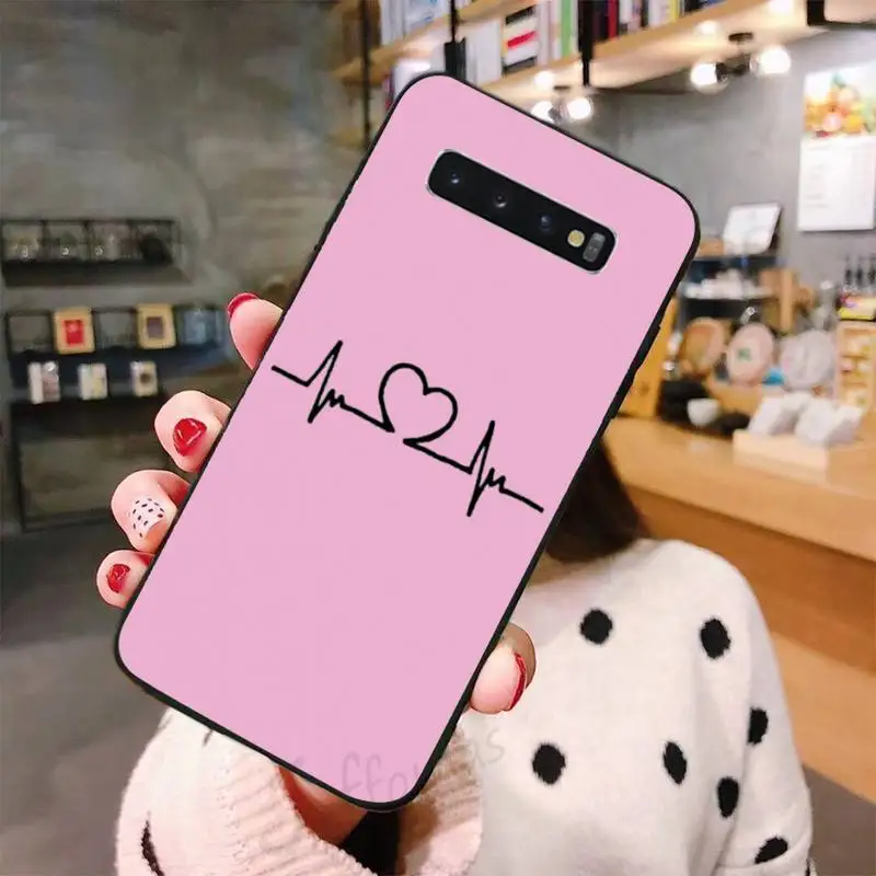 

Nurse Stethoscope Heart Nursing Heartbeat Phone Case For Samsung A50 A51 A71 A20E A20S S10 S20 S21 S30 Plus ultra 5G M11 funda