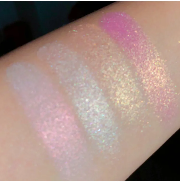 Осветлитель для лица косметика Блестящий мерцающий хайлайтер палитра пудры