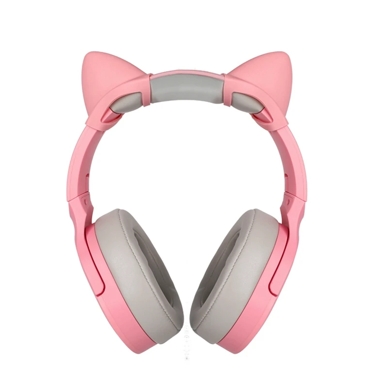 наушники беспроводные блютуз Somic SC2000BT игровые bluetooth розовая кошачья гарнитура Hi Fi