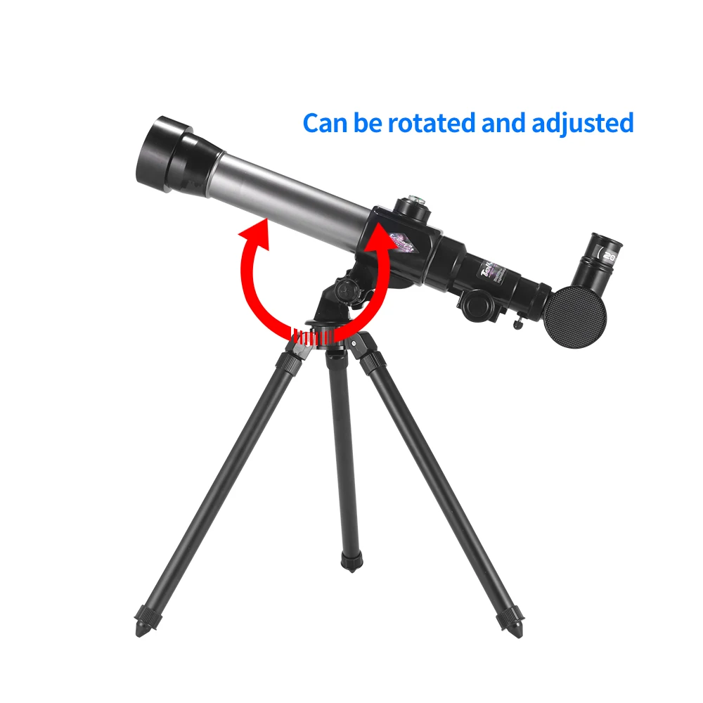 20 40x Зрительная труба телескоп с непрерывным масштабированием для детей игрушки