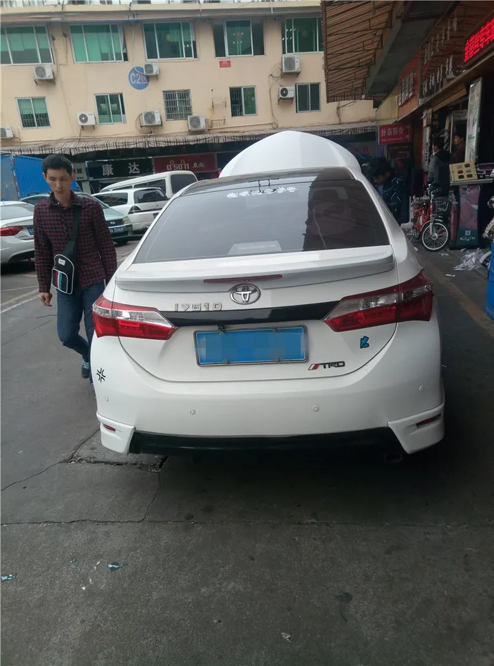 Спойлер для Corolla со светодиодный Ной моделью из АБС-пластика спойлер заднего