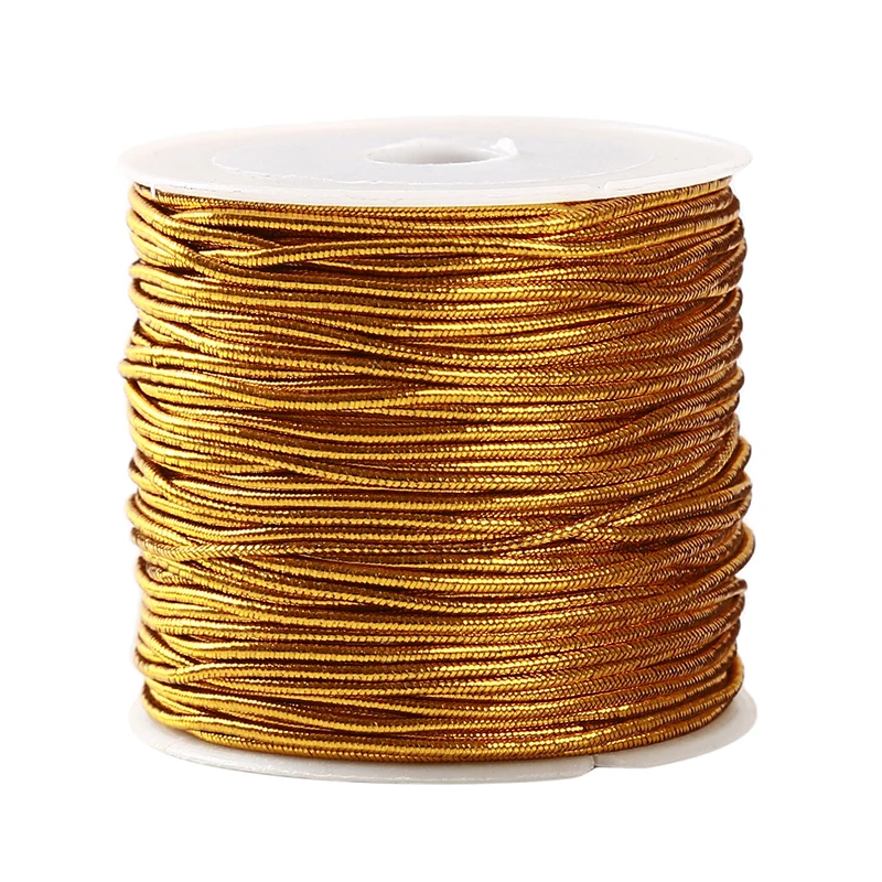 2021 новые эластичные золотистое шелковое веревка лента подарочная упаковка