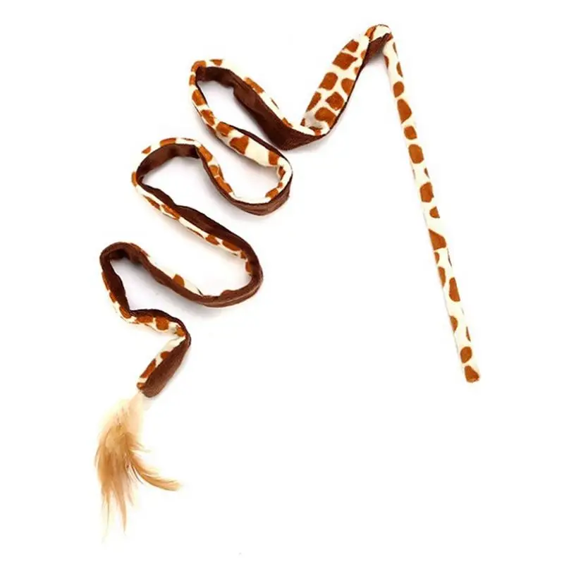 Домашнее животное игрушка для кошки &quotДразнилка&quot игрушки с вращающимся пером