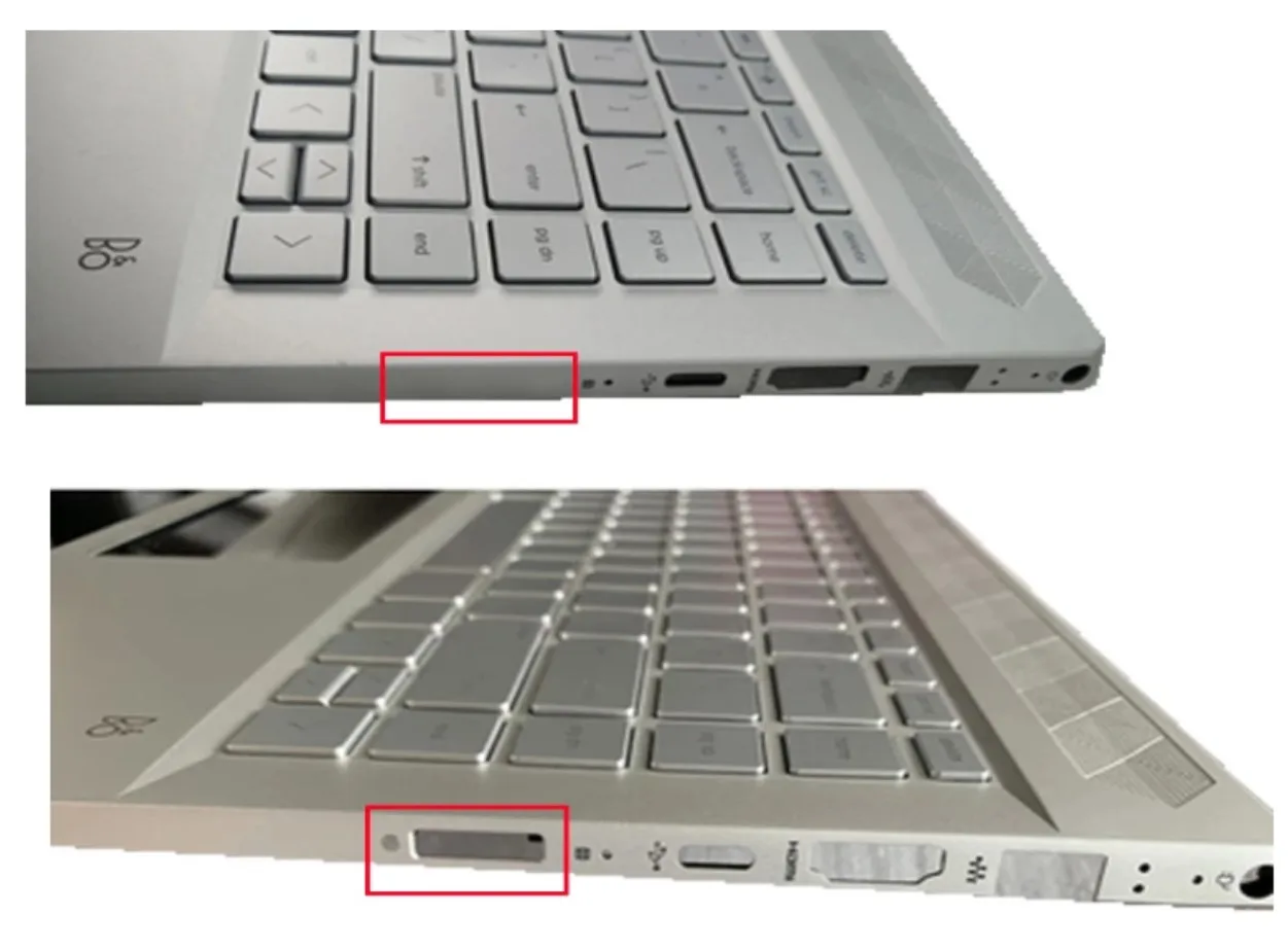 Новинка 95% г. оригинальная верхняя крышка клавиатуры с отверстием для отпечатков