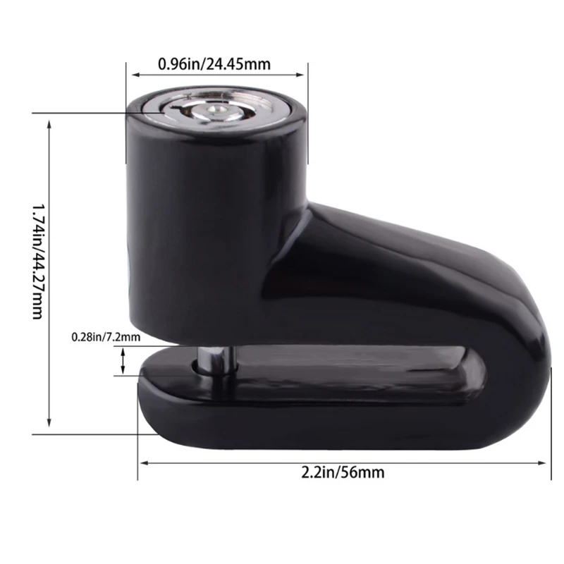 

Motorcycle Lock Security Anti Theft Disc Brake Lock for Bicycle Motorbike Scooter Safety Theft Protection Bike Accessories