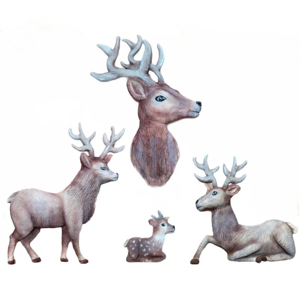 Рождественские олени искусственные украшения для шоколада | Дом и сад