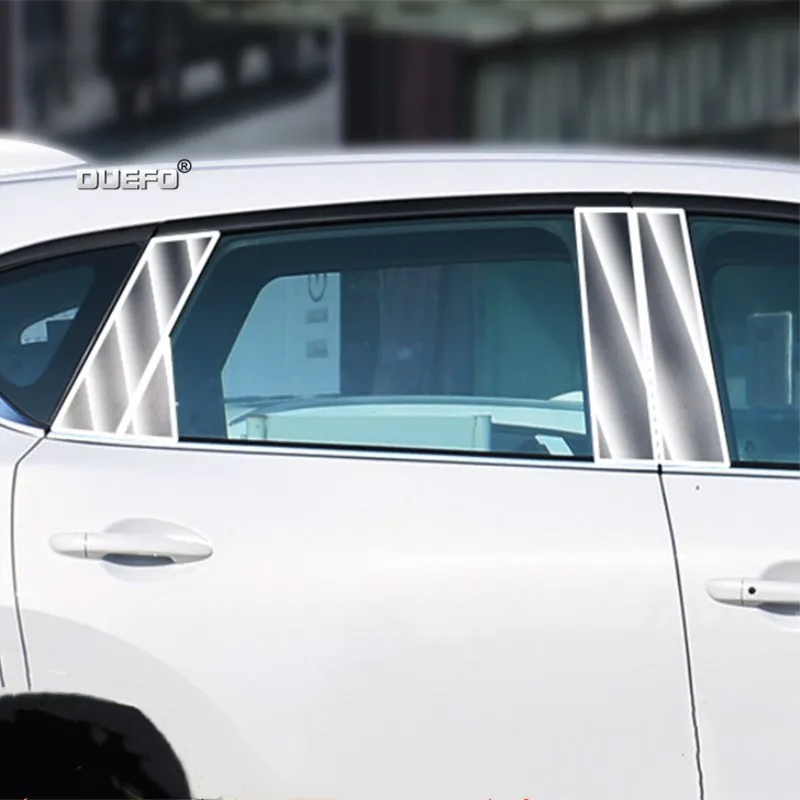 

10pcs/Set For For Mazda CX-5 CX5 2017 2018 2019 2020 Car Window B C Pillars Auto Stickers Trim Covers External Car Accessories