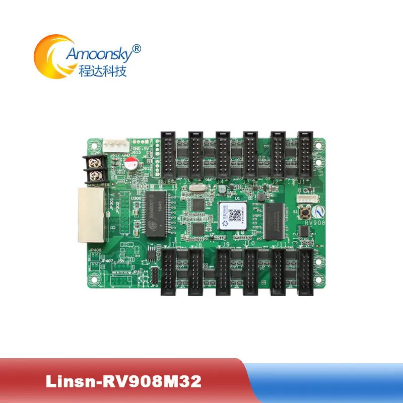 

LED commercial signs linsn receiving card RV908M32 3pcs led studio 10 software in event project indoor