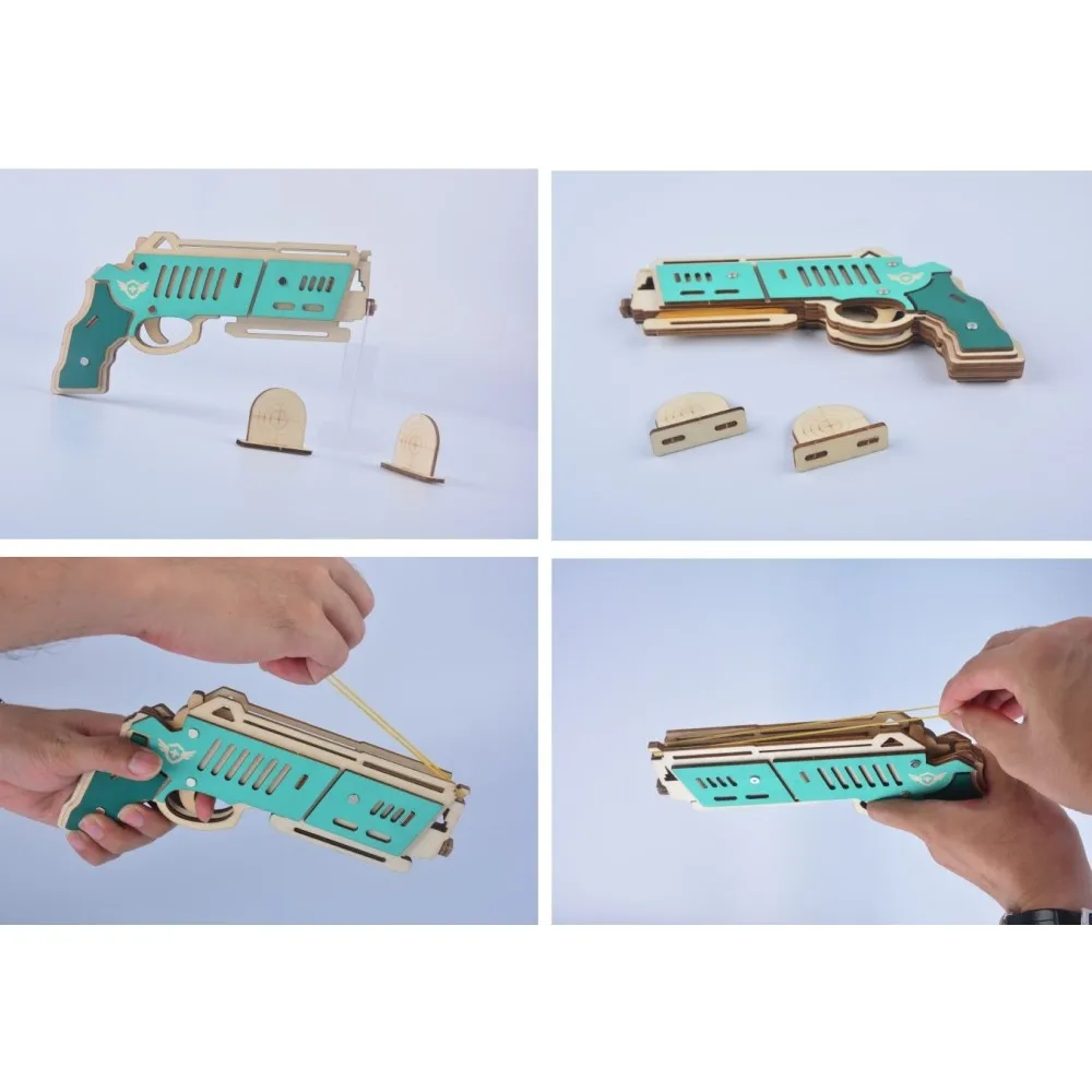 Деревянные игрушки деревянные пистолеты Сокол искусственный пистолет