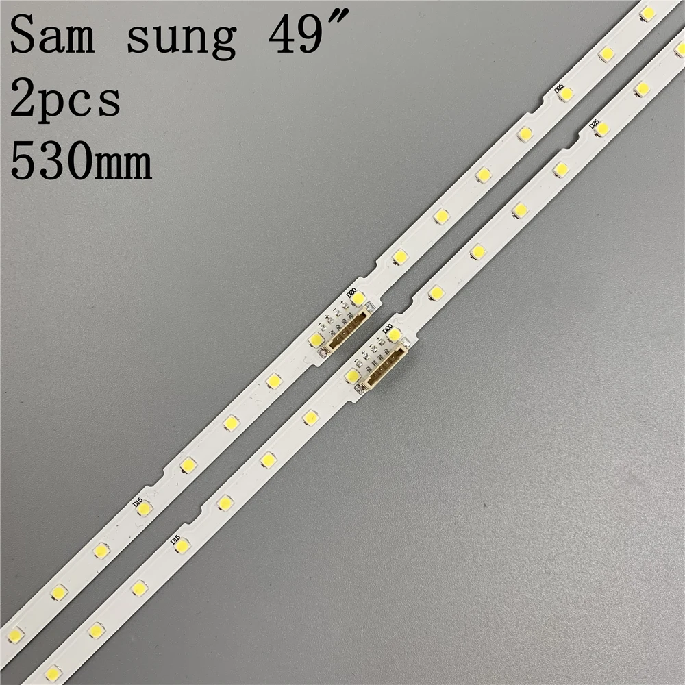 2pcs LED Backlight Strip for Samsung UE49NU7100 UE49NU7102 UE49NU7140U UE49NU7670 UE49NU7120U UE49NU7170U UN49NU7100 UE49NU7300