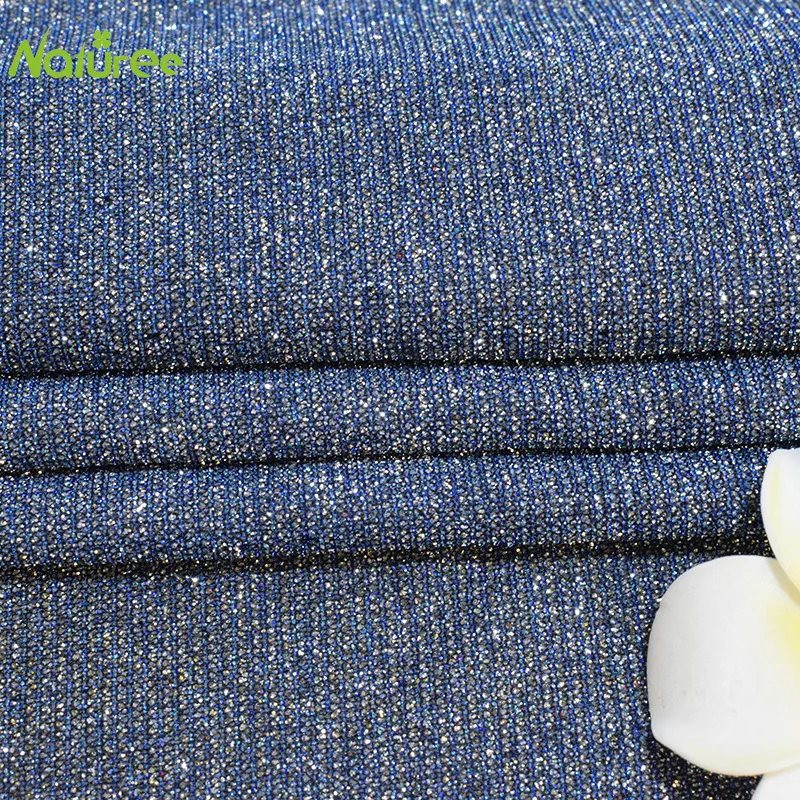 100cm*140cm Opaque Magic Filament Composite Sprinkled Gold Fabric Bright Silk Silver Pink Knitted Evening Dress PN012 | Дом и сад