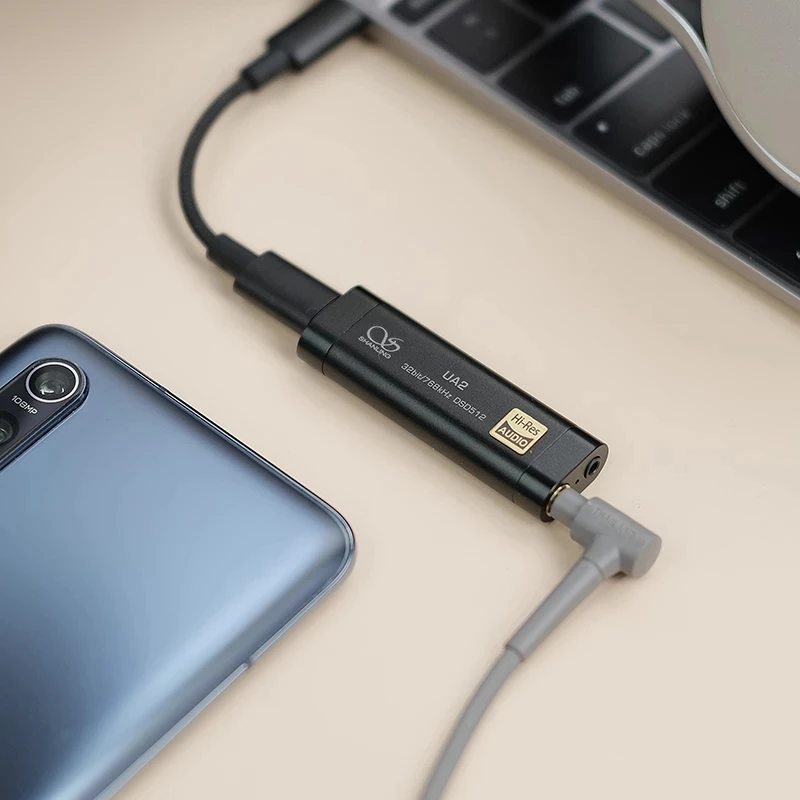 Shanling UA2 Hifi аудио портативный USB DAC Кабель AMP усилитель Тип C до 2 5/3 5 мм выход