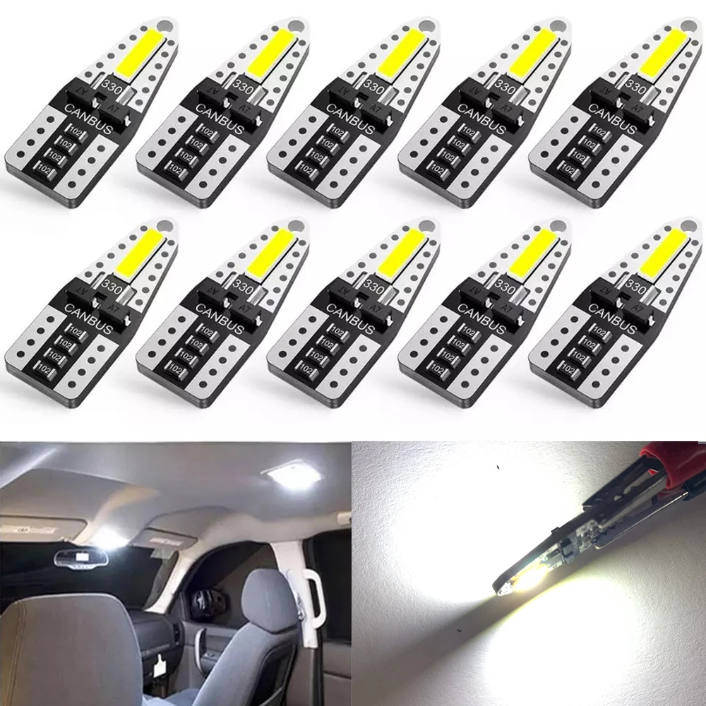 10pcs Canbus T10 LED W5W 194 Clearance Parking Light Bulb for Nissan
Qashqai J10 J11 Note Tiida x trail T31 T32 Juke Leaf Teana