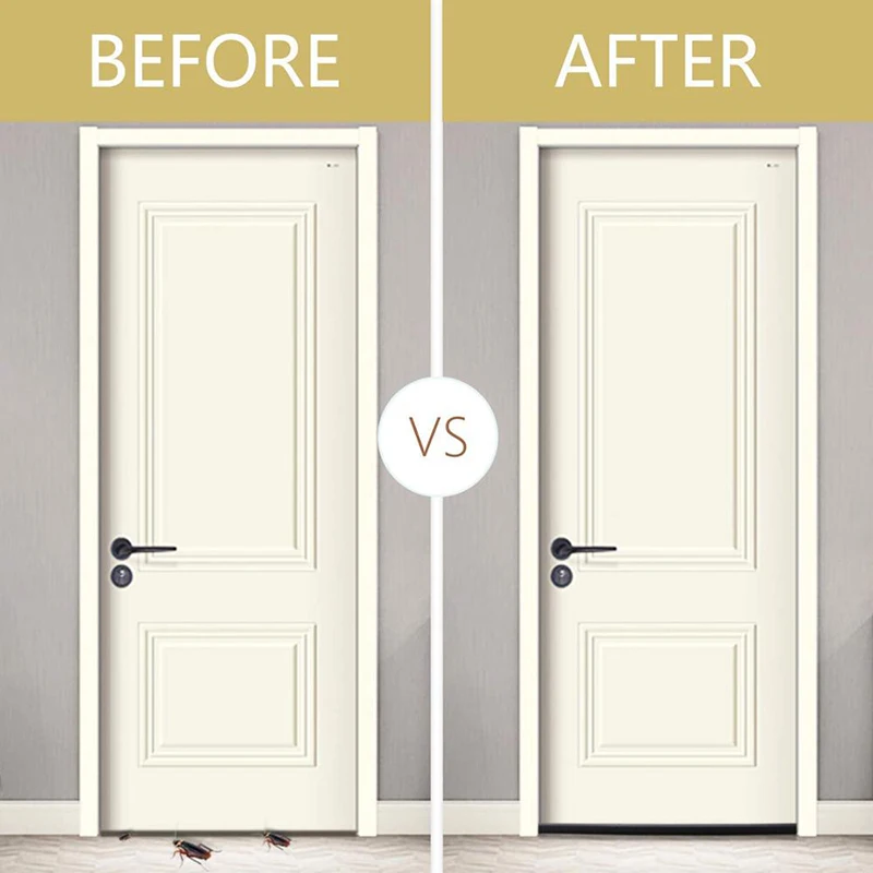 

1pc New Door Bottom Sealing Strip Under Door Draft Guard Stopper Soundproof Strip Reduce Noise Door Bottom Sealing Weather Strip