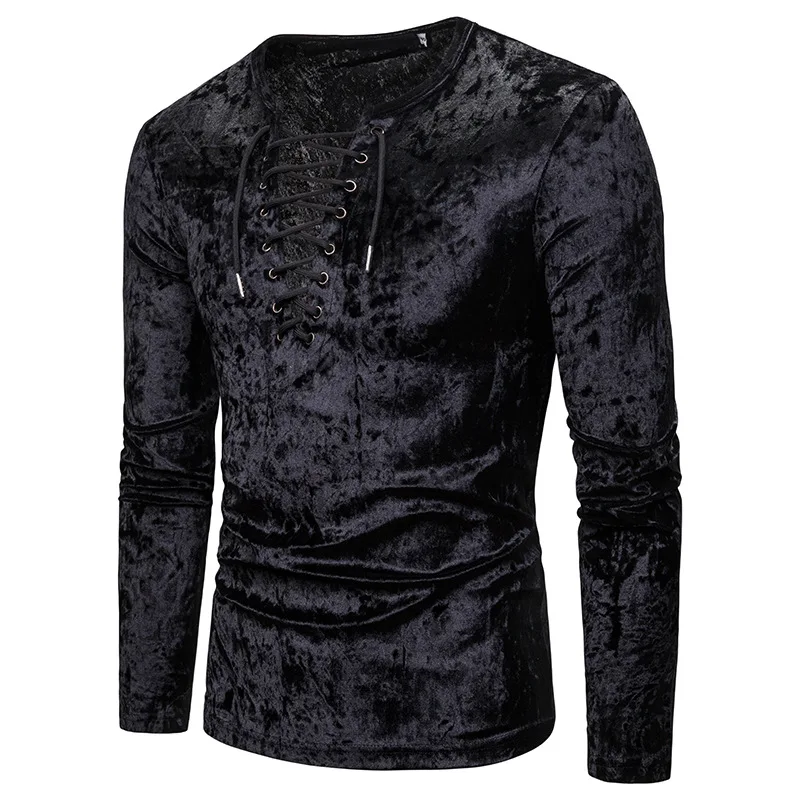 Шотландский якобит Ghillie Kilt рубашка мужская Chemise Homme 2019 Модная приталенная