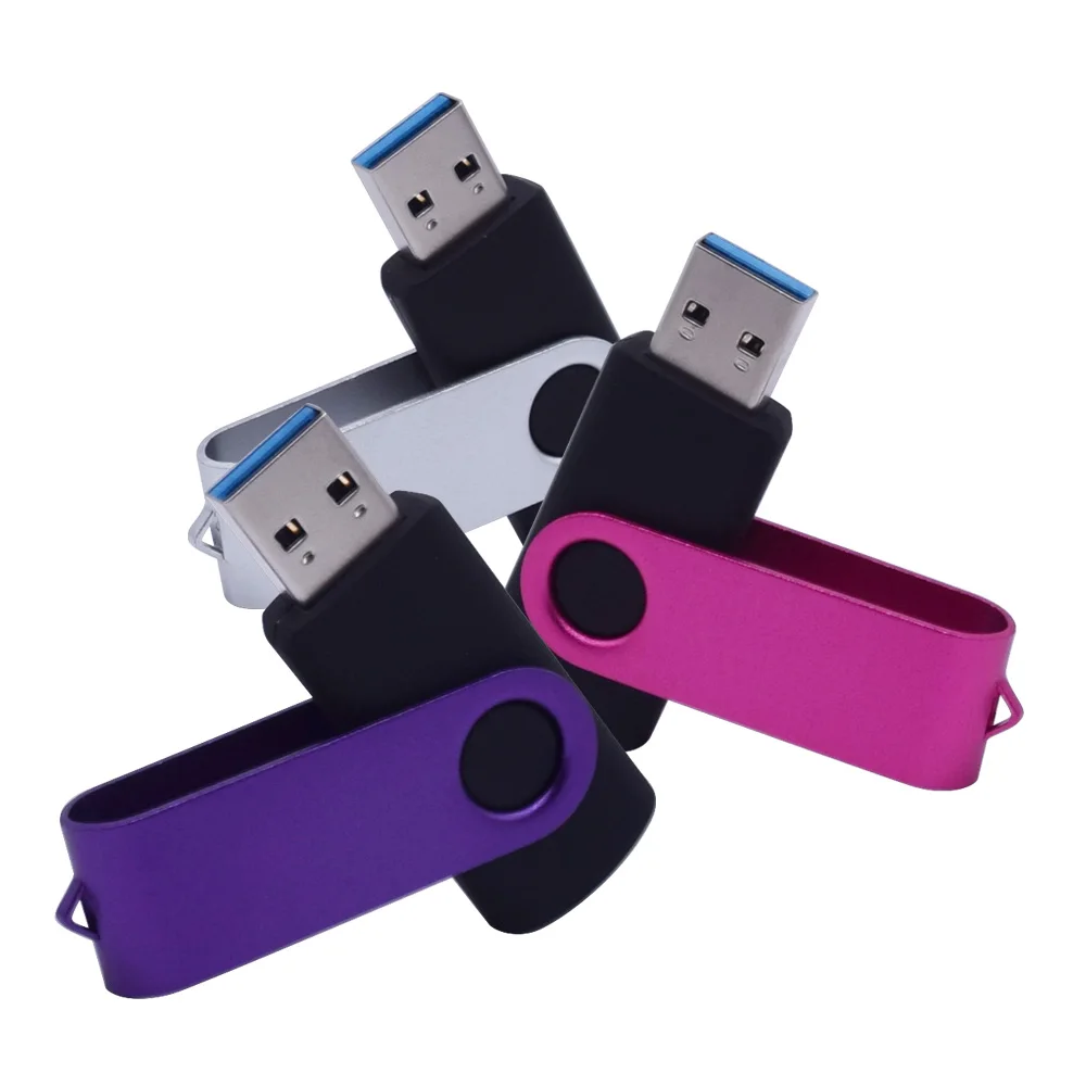 Цветной металлический зажим и черный коллоидный Usb флэш-накопитель