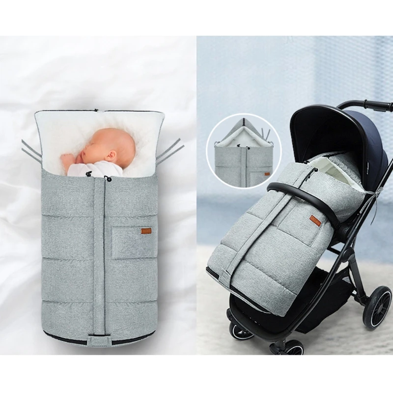 

Baby Infant Stroller Sleepsack Footmuff Pram Pad Winter Autumn Windproof Warm Envelope Swaddle Wrap Sleeping Bag Blanket Foot
