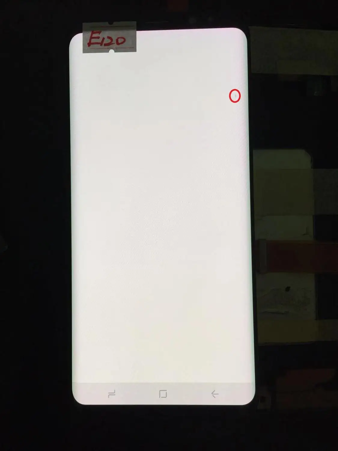 NO.E120 ORIGINAL AMOLED LCD for SAMSUNG Galaxy Display S8+ Plus G955U G955F Touch Screen Digitizer With Black Dot - Цвет: NO.E120