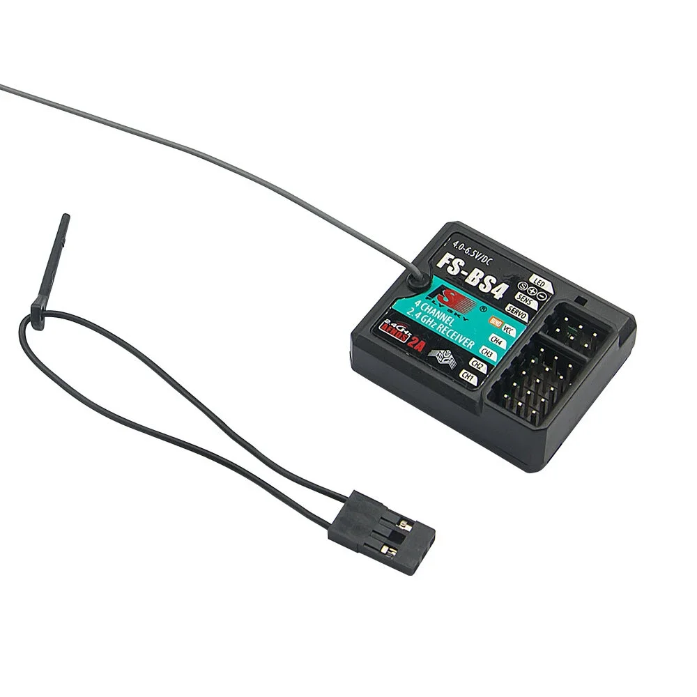 FLYSKY FS-BS4 BS4 2 4 ГГц 4CH ASHDS 2A приемник PWM PPM IBUS SBUS выход с функцией гироскопа для