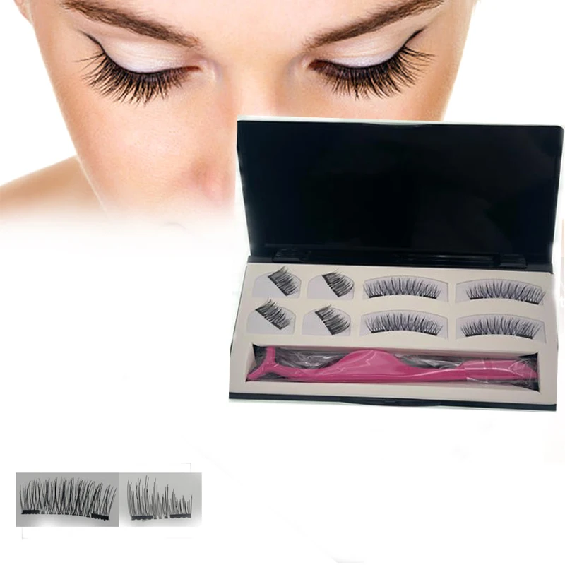 8pcs Magnetic eyelas Профессиональное наращивание ресниц специальная подушка привитые ресницы для салонного использования/сна удобные шейки ортопедические подушки - Цвет: 8pcs Magnetic eyelas