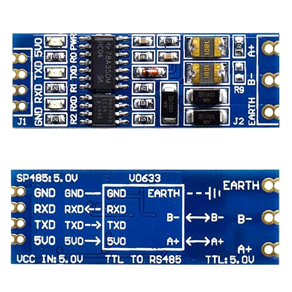 

MAX3088 5V RS485 модуль 485 к TTL уровень взаимного преобразования оборудования автоматическое управление направлением потока 256 узлов можно подключ...