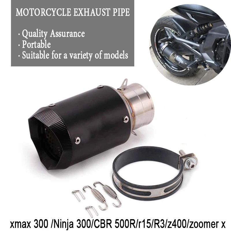 

Motorcycle Modified Exhaust 51mm Pipe Apply For Honda Yamaha Kawasaki ZX6R / 10R RSV4 S1000RR CBR1000RR Wave 110i Msx