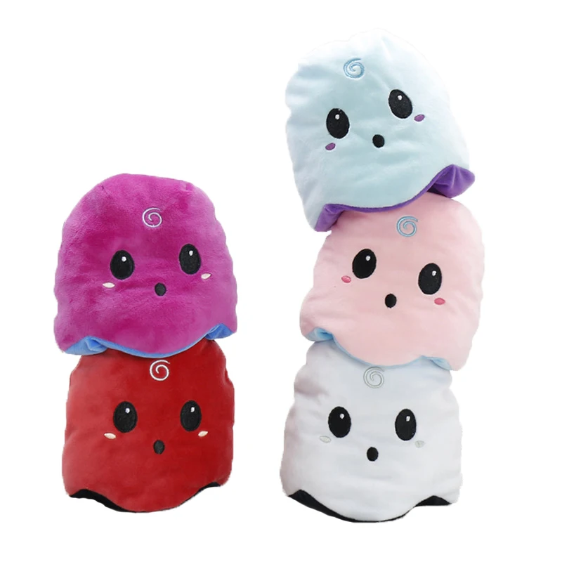 

Flip Two-Sided Stuffed Plush Doll Plush Ghost Soft Simulation Cute And Angry Double Sided Ghost Plush Toys For Child Gifts