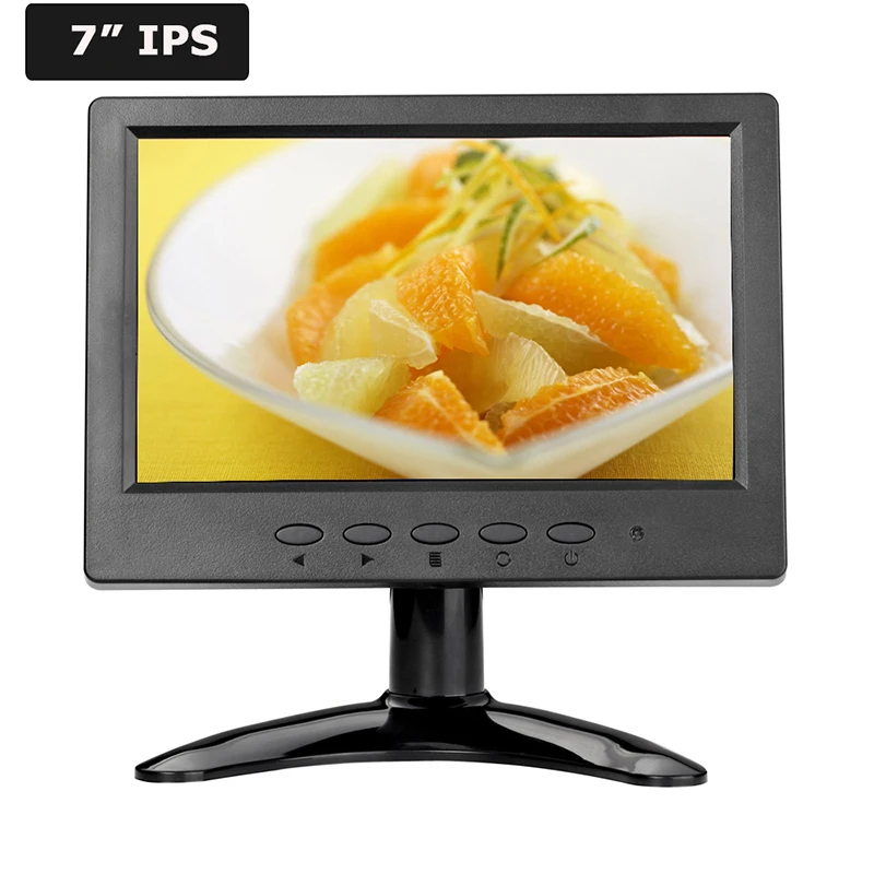 Feress 7 дюймов CCTV ЖК-монитор с 1024*600 дешевый маленький размер ЖК-монитор BNC ips ЖК-монитор