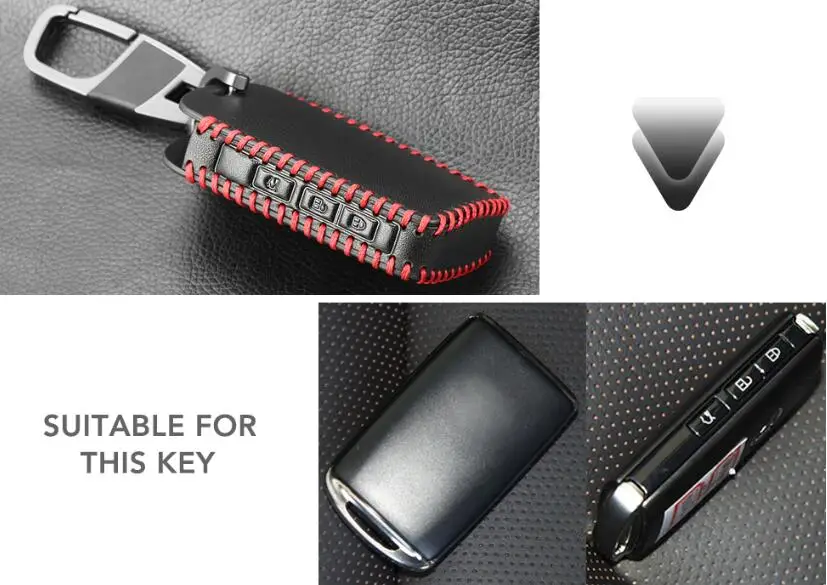 Кожаный чехол для автомобильного ключа дистанционного управления Mazda 3 2019 2020 Alexa