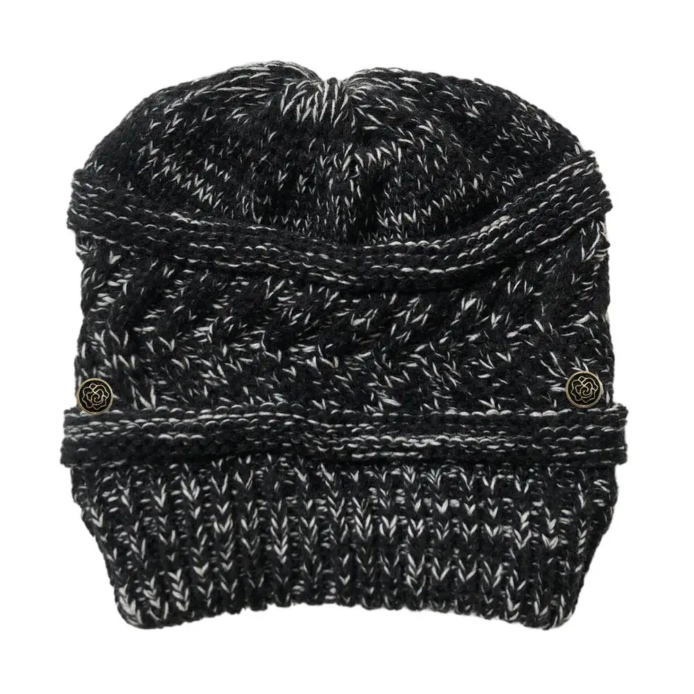 

Knit Beanie Hat with Adjustable Button Lightweight Thermal and Versatile for Men and Women Winter Beanie Hat for Skiing Sn