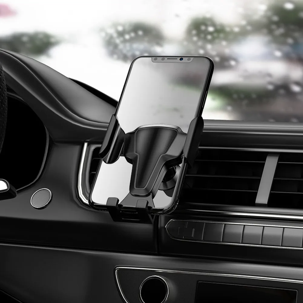 

1 Pcs Car Phone Holder Accessories Air Vent Black Conveneint GPS Holder